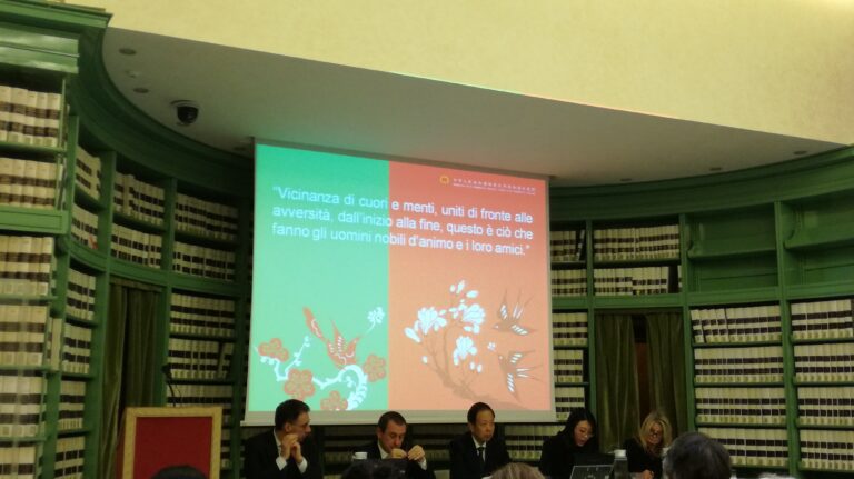 Quarant’ anni di riforme e apertura della Cina. Nuovi orizzonti dei rapporti  sino-italiani in una nuova era.
