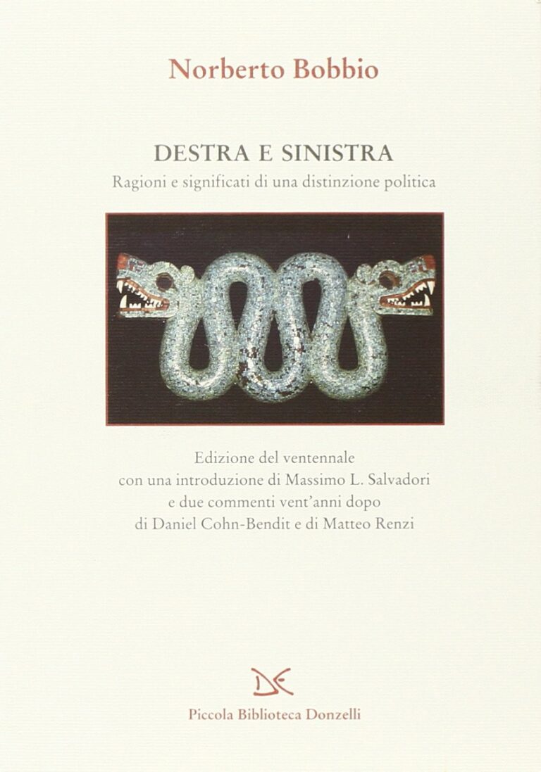 Destra e sinistra. Ragioni e significati di una distinzione politica – Norberto Bobbio