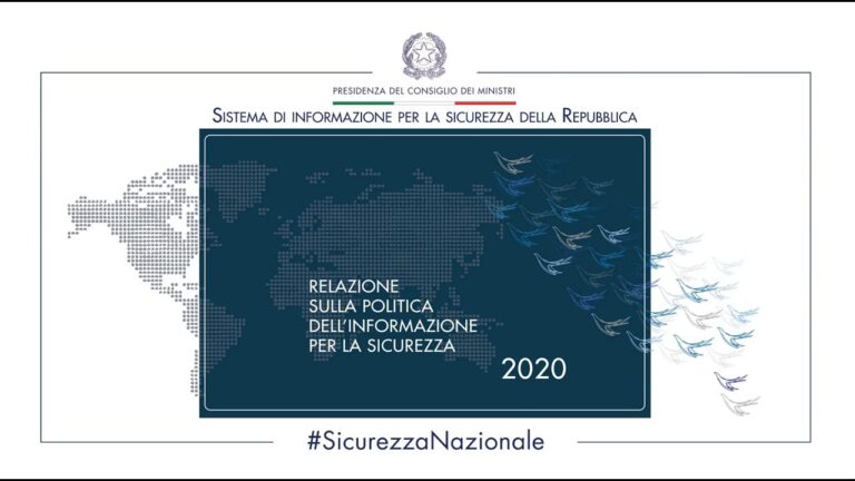 Relazione sulla politica dell’informazione per la sicurezza 2020