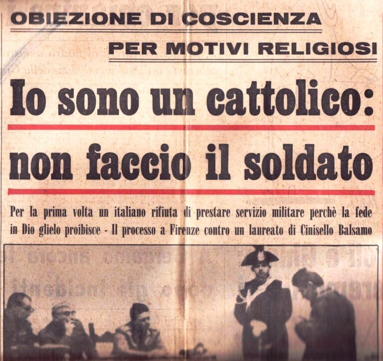 Antigone dei tempi moderni: l’obiezione di coscienza