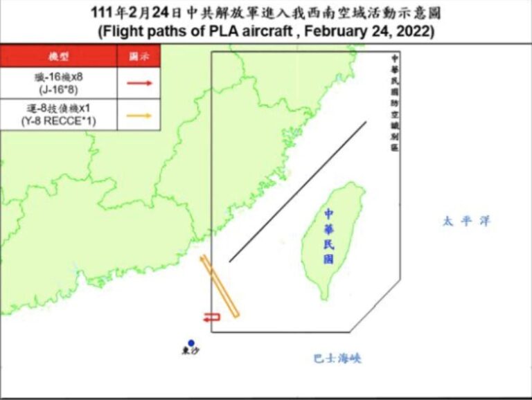 Incursioni su Taiwan, testare i nervi dell’Occidente