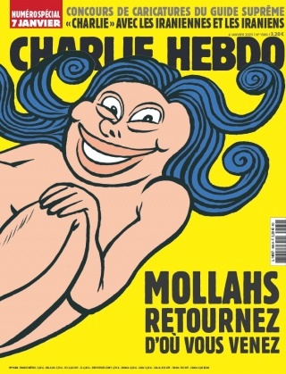 Le vignette di Charlie Hebdo contro Khamenei fanno infuriare Teheran