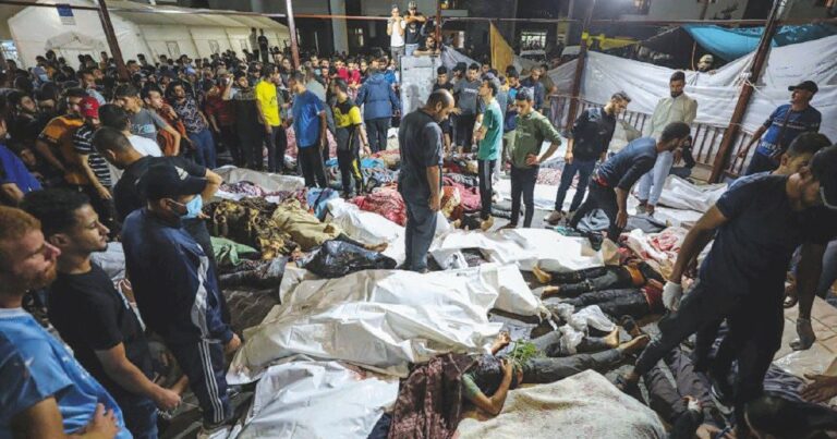 Missile israeliano colpisce ospedale a Gaza, si temono più di 500 morti