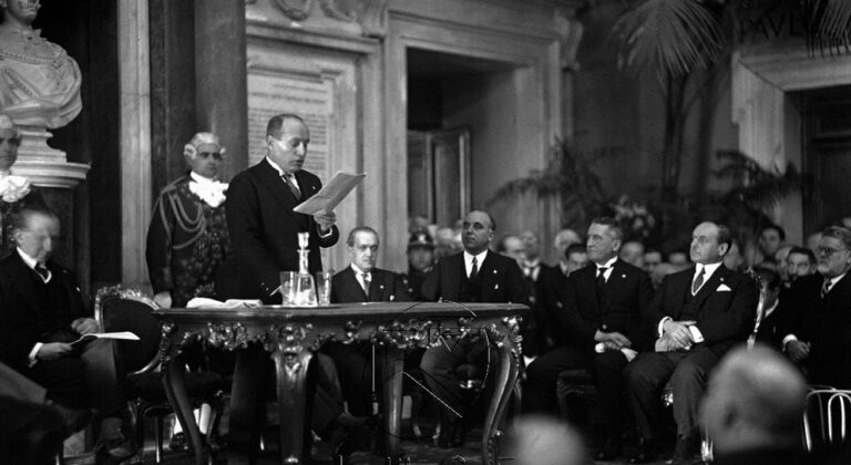 Mussolini 3 gennaio 1925: “Se il fascismo è stato un’associazione a delinquere, io ne sono il capo!”
