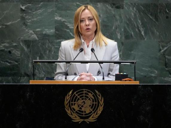 Meloni all’ONU: duro attacco a Israele