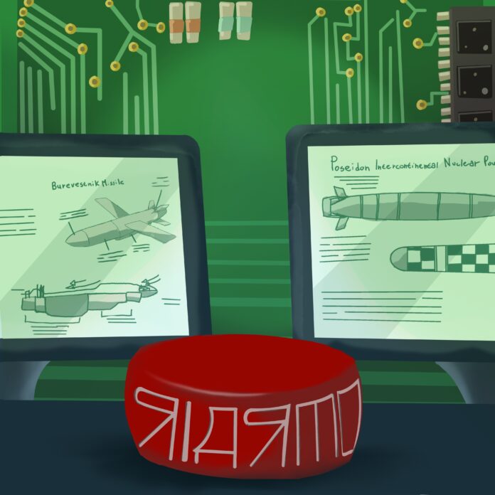 Riarmo nucleare russo. Artista: Fabrizio Ferroni