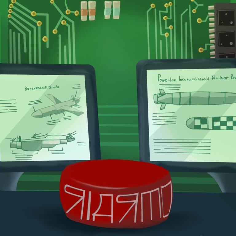 Riarmo nucleare russo. Artista: Fabrizio Ferroni