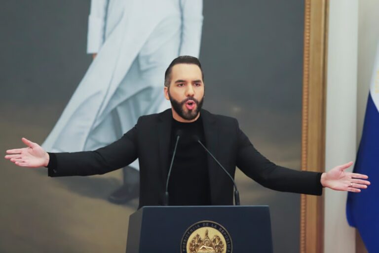 Il president di El Salvador Nayib Bukele – Salvador Melendez /Ap