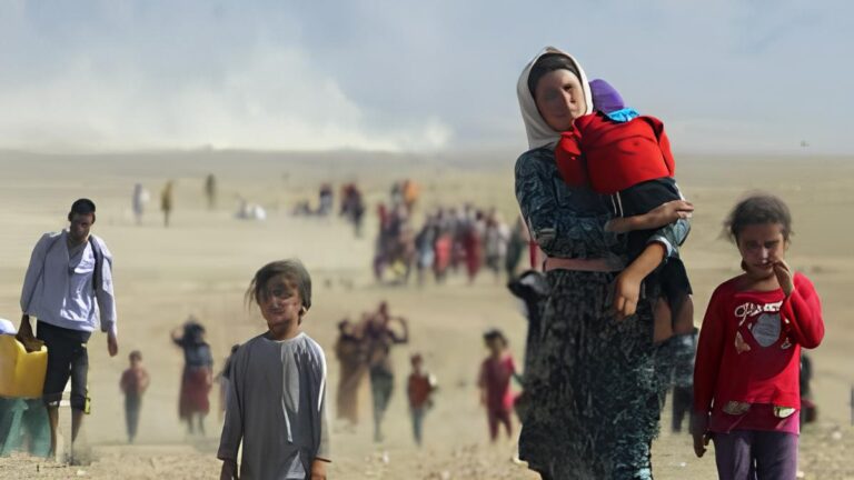 Yazidi in fuga
