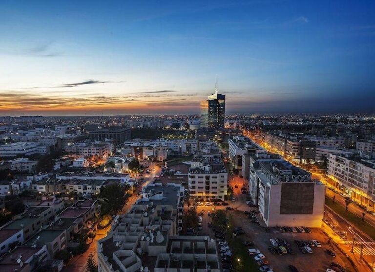 Lo skyline di Rabat.