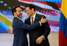 L’incontro tra Abelardo de la Espriella e Marco Rubio Marco Rubio e Abelardo de la Espriella durante l'incontro di Barranquilla dell'8 settembre 2026.